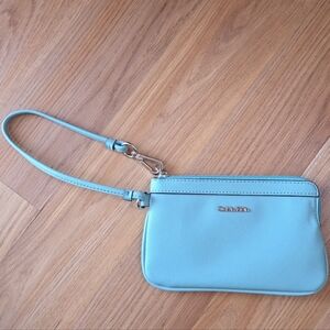 Teal Clutch by Calvin Klein